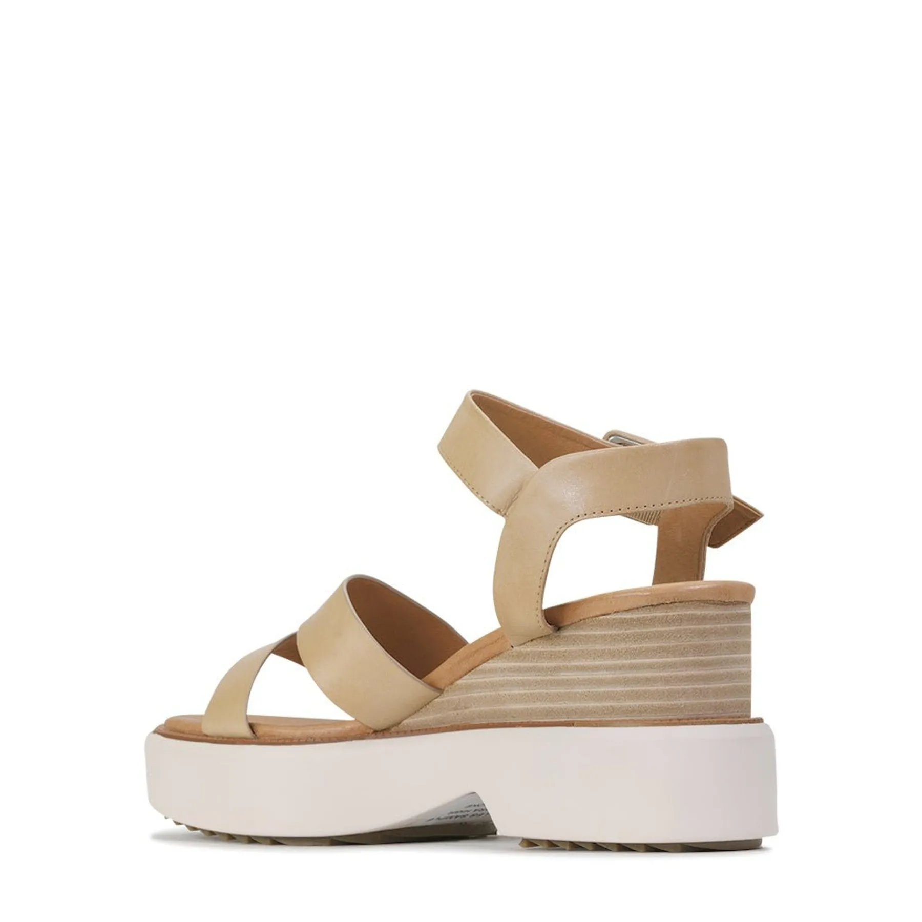 BROOKE LEATHER WEDGE SANDAL