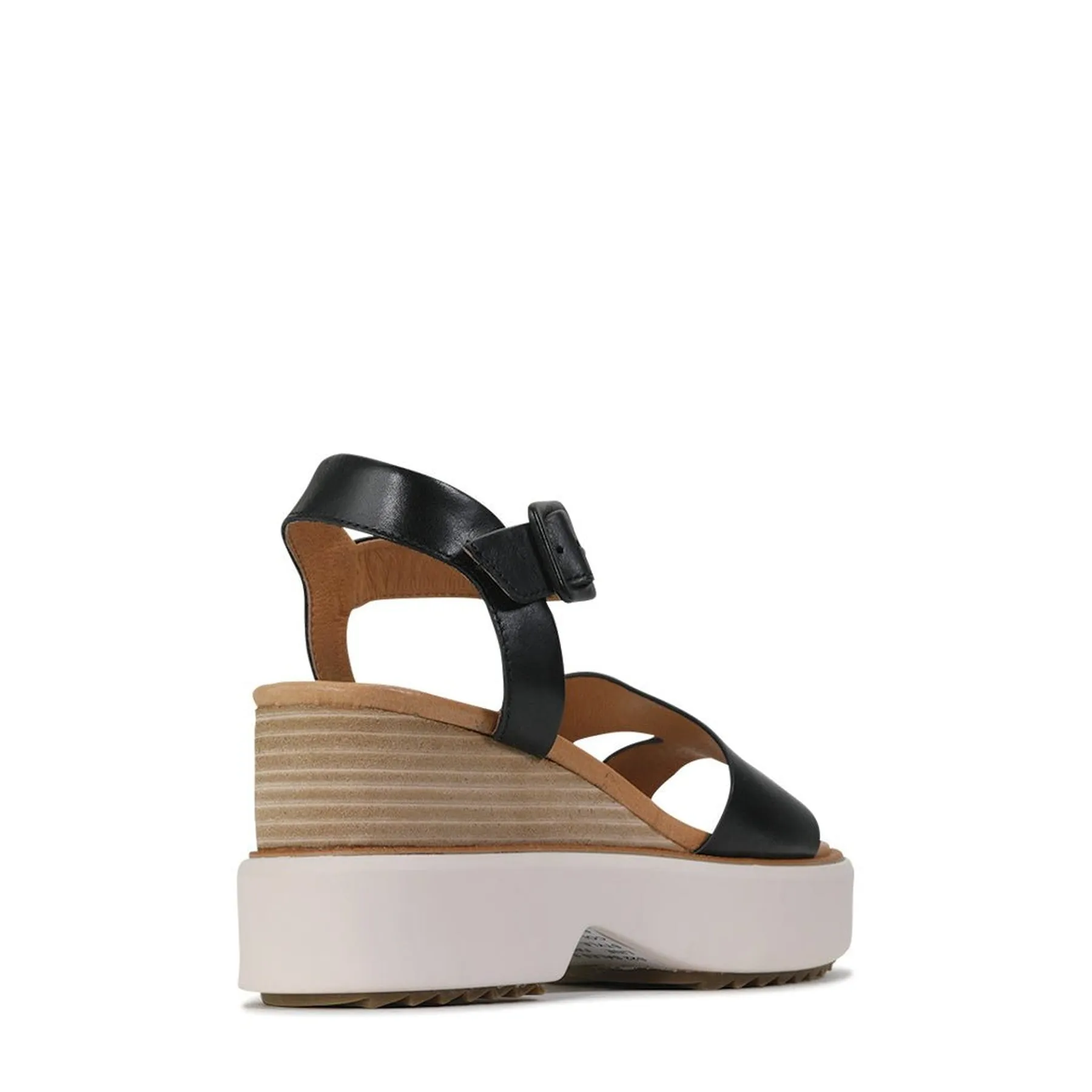 BROOKE LEATHER WEDGE SANDAL