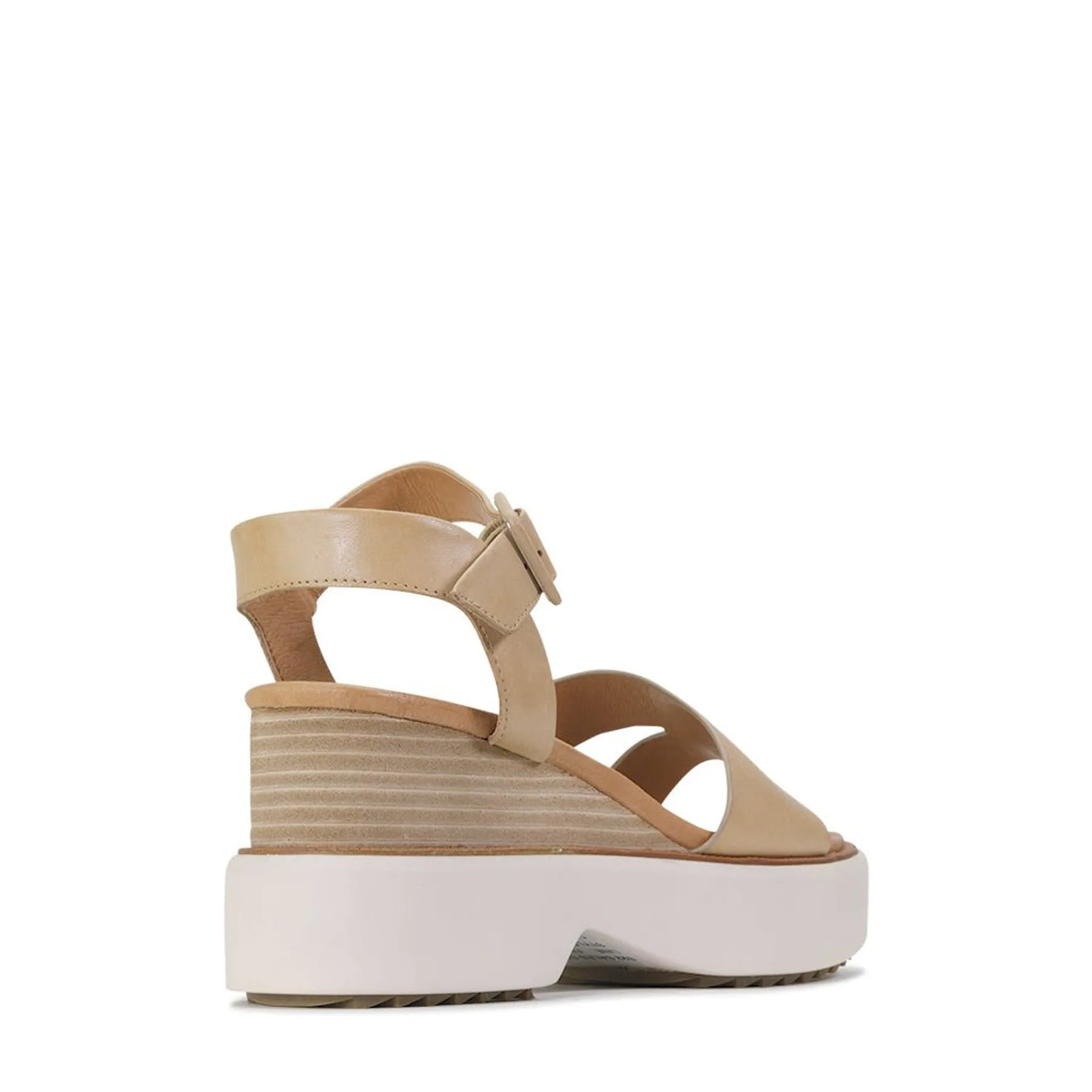 BROOKE LEATHER WEDGE SANDAL