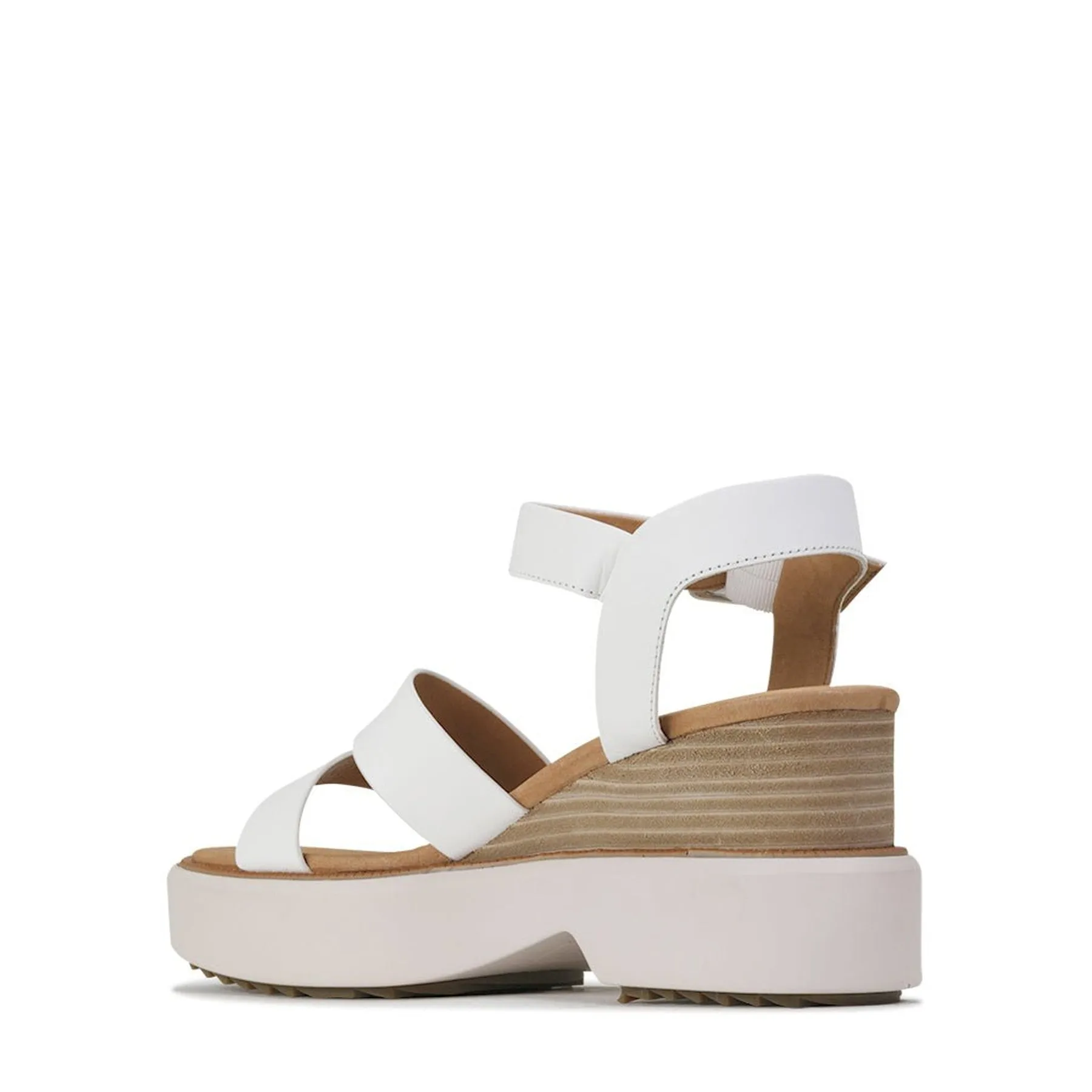 BROOKE LEATHER WEDGE SANDAL