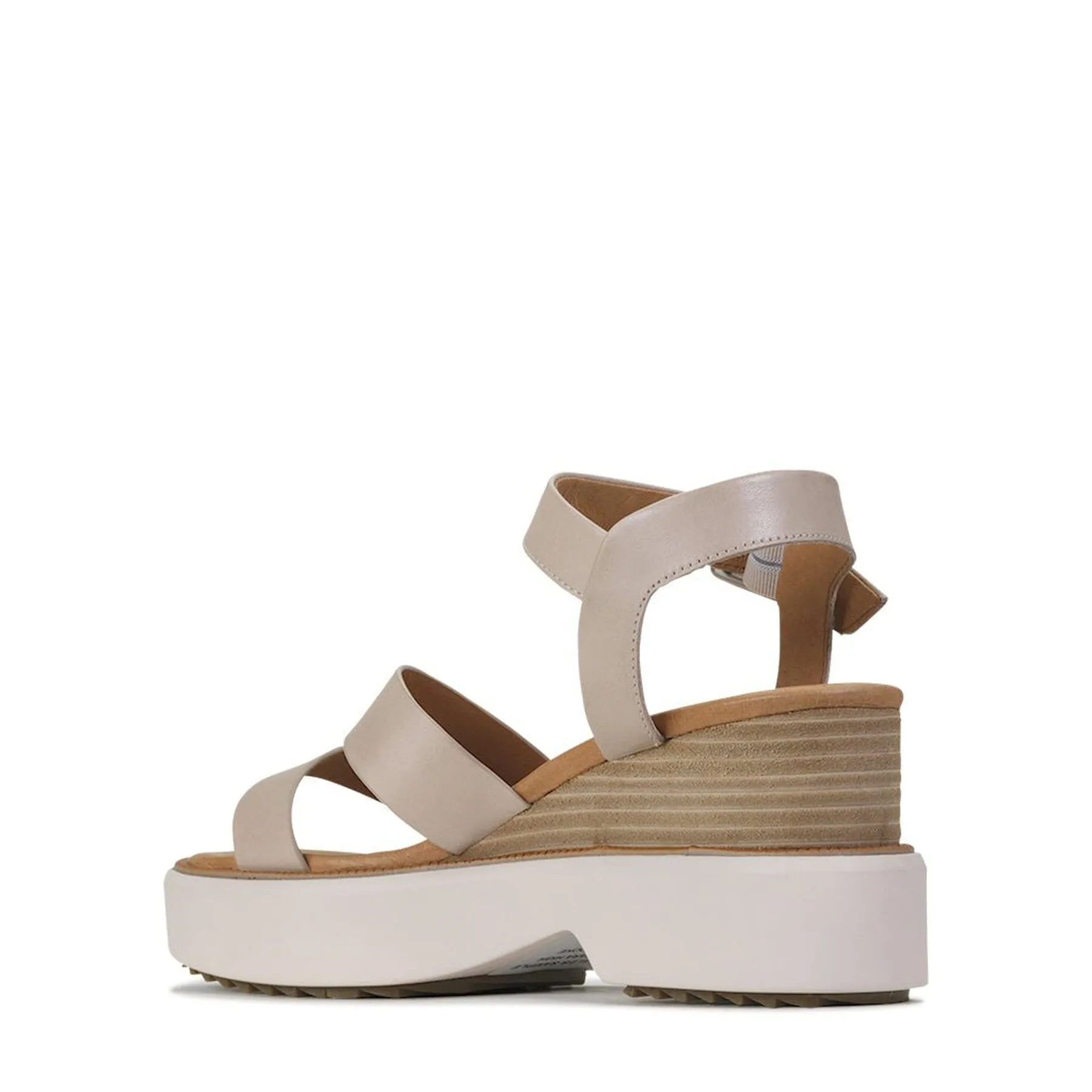 BROOKE LEATHER WEDGE SANDAL