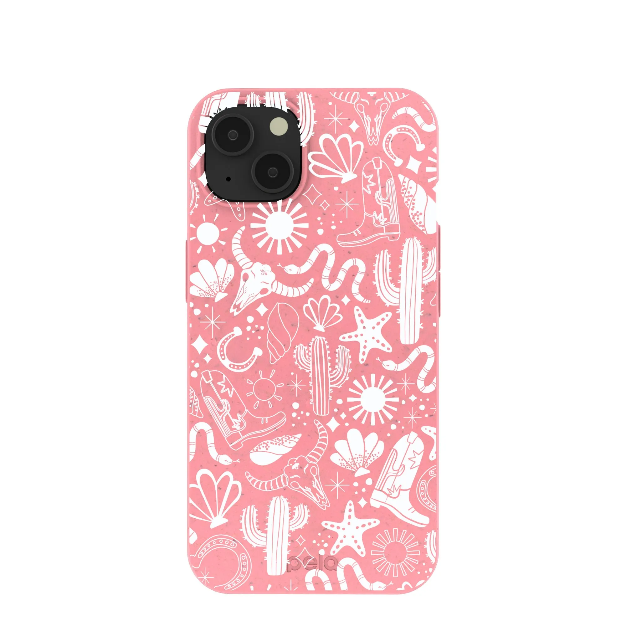 Bubblegum Pink Coastal Rodeo iPhone 13 Case