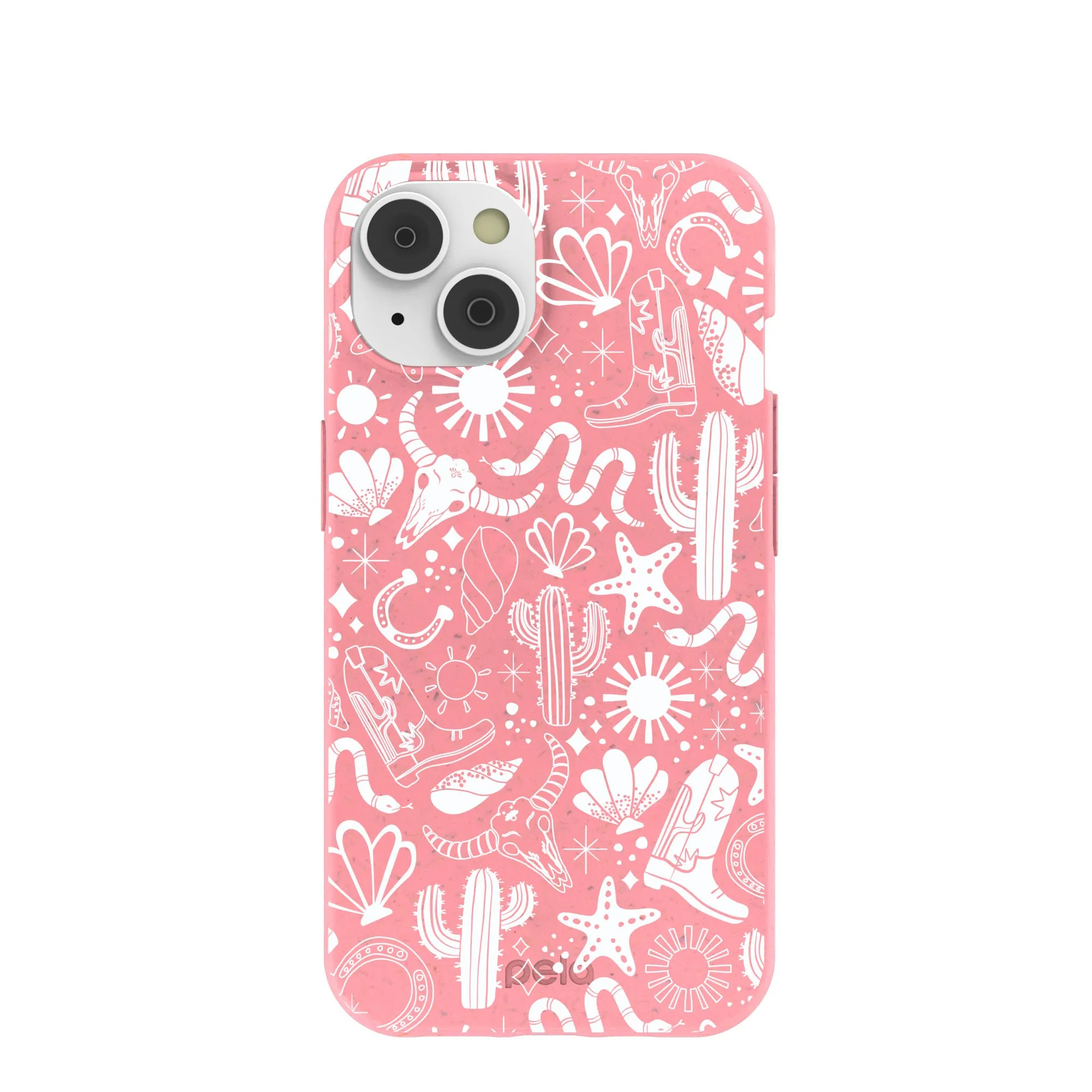 Bubblegum Pink Coastal Rodeo iPhone 14 Case