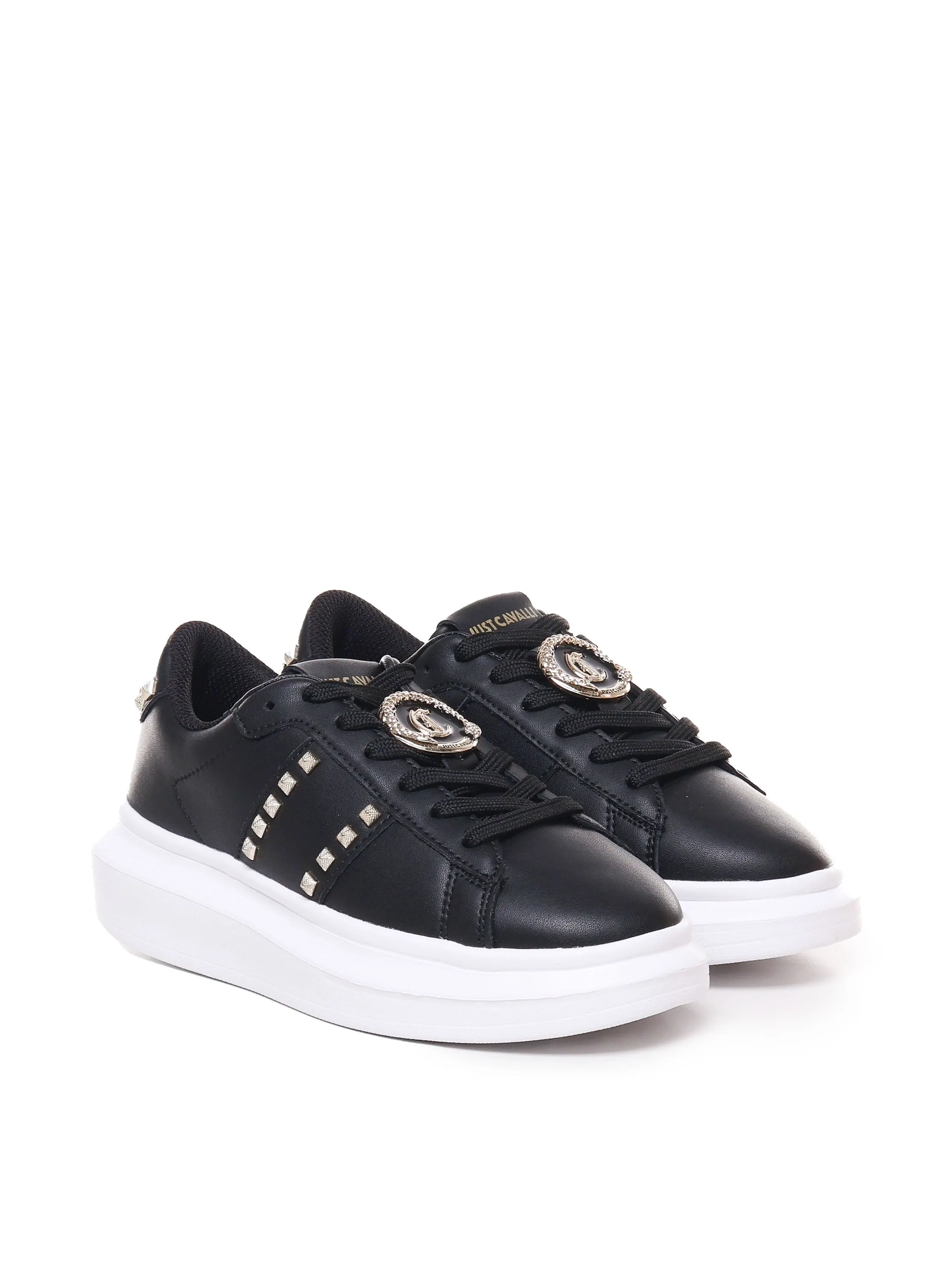 Calfskin Leather Sneakers with Side Bags