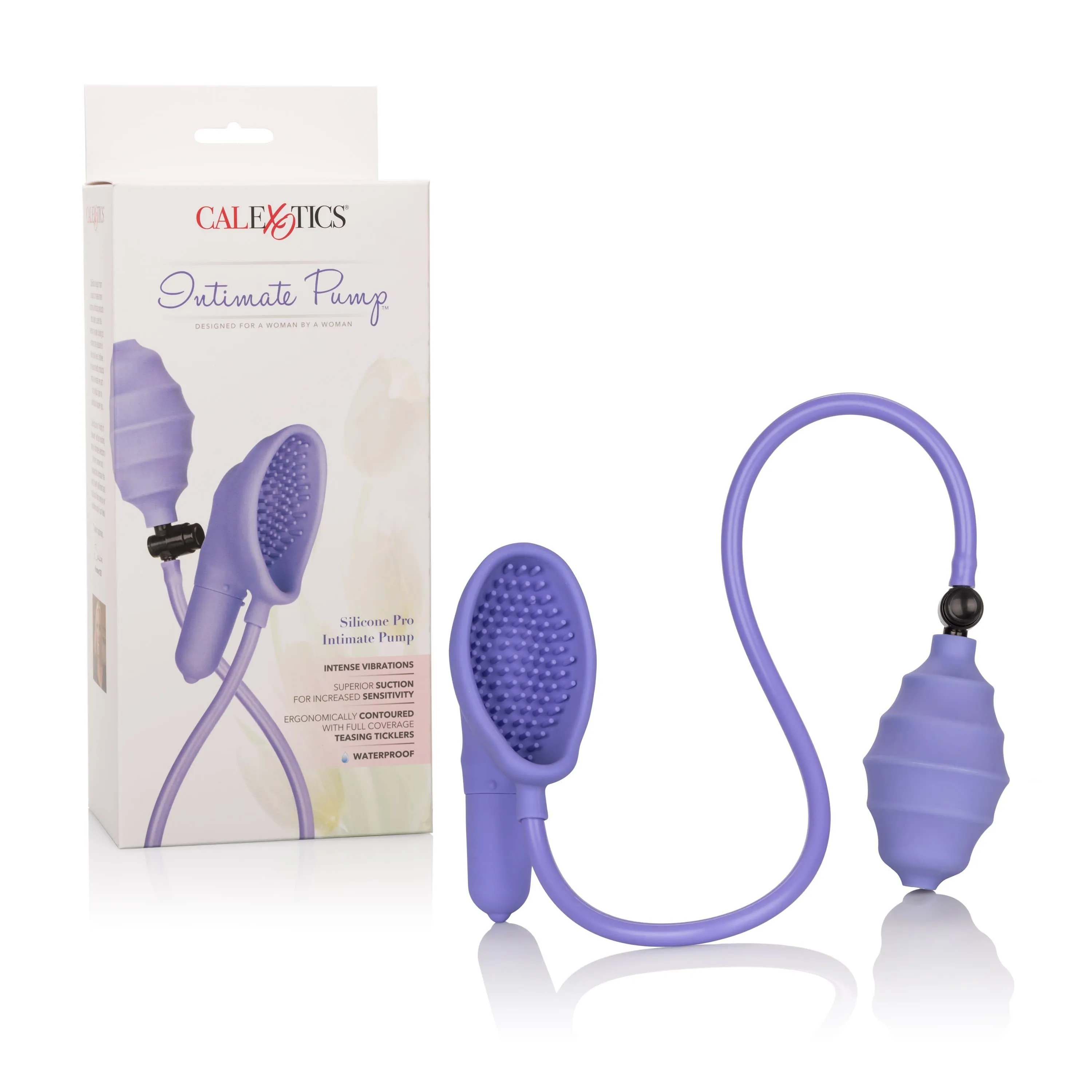 California Exotics - Intimate Pump Silicone Pro Intimate Clitoral Pump (Purple)