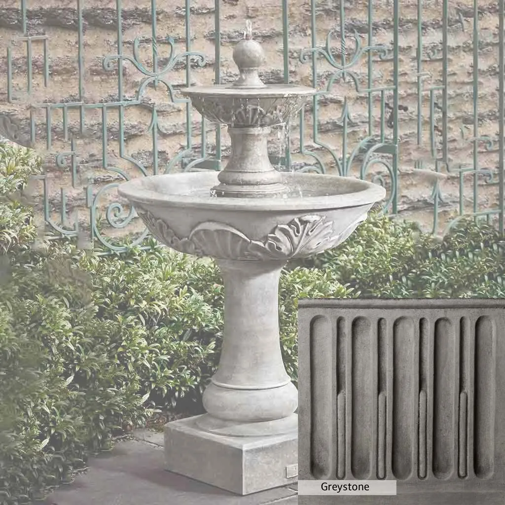 Campania International Acanthus Two Tiered Fountain