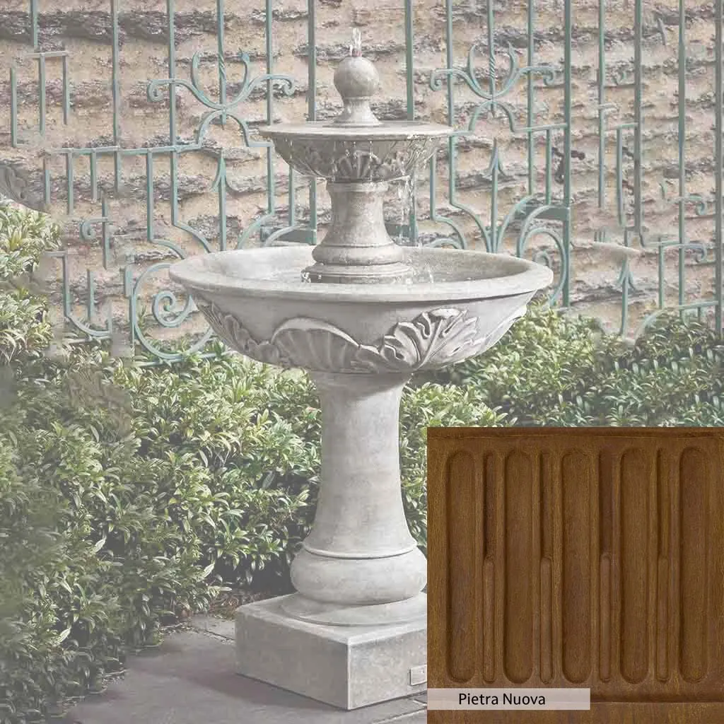 Campania International Acanthus Two Tiered Fountain