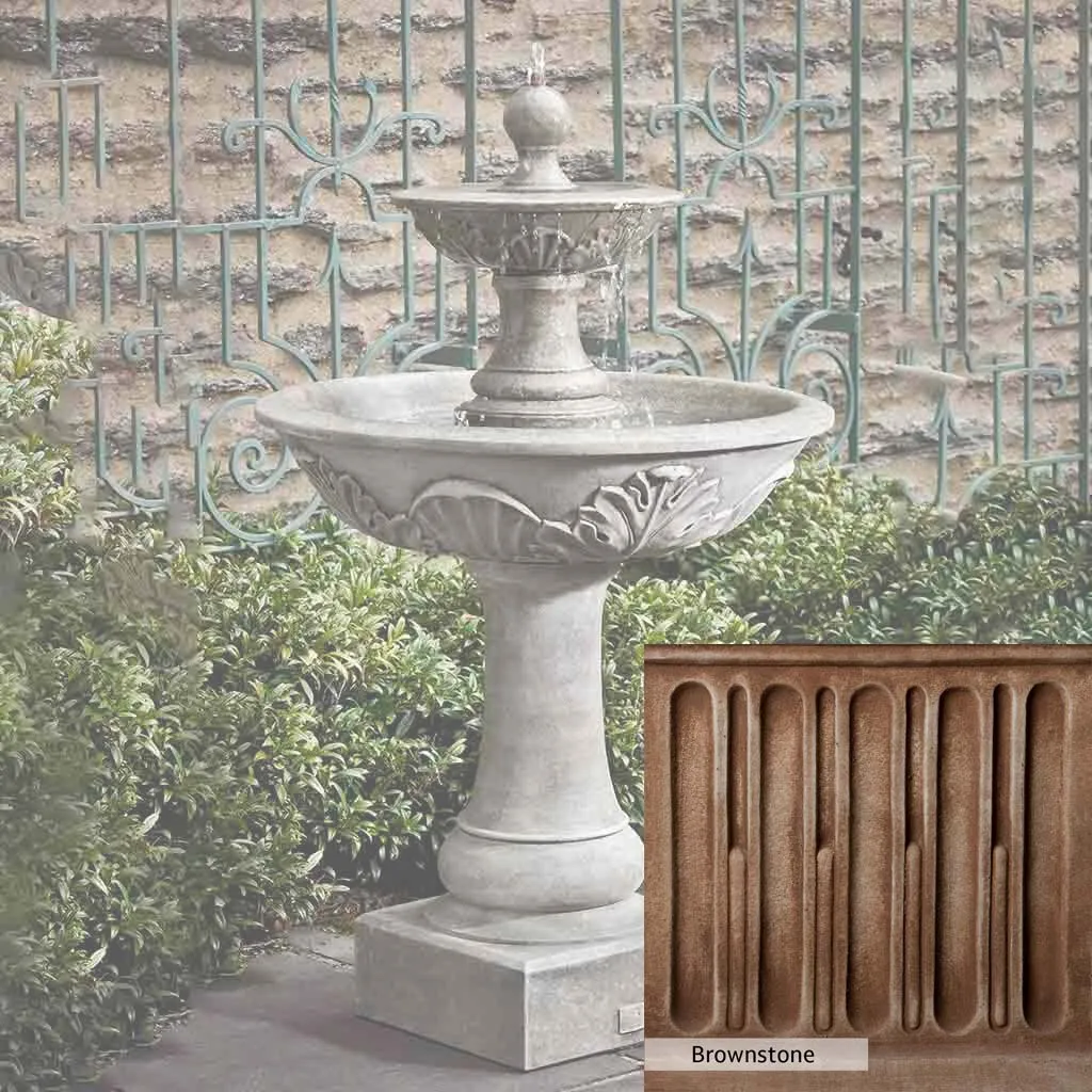 Campania International Acanthus Two Tiered Fountain