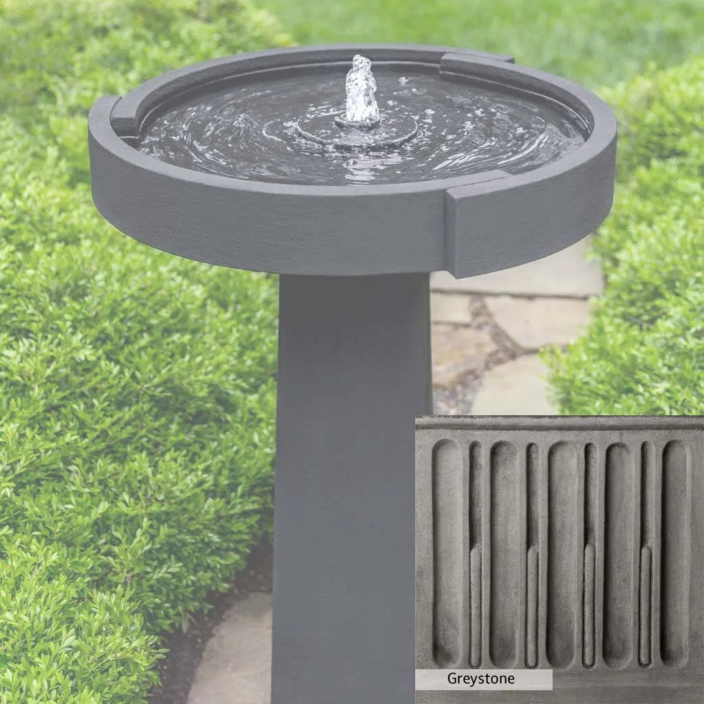 Campania International Concept Birdbath Fountain