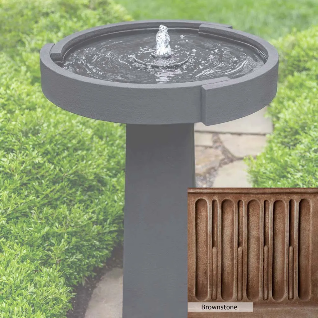 Campania International Concept Birdbath Fountain