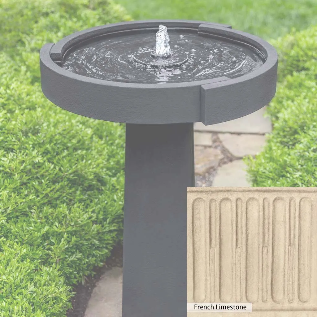 Campania International Concept Birdbath Fountain