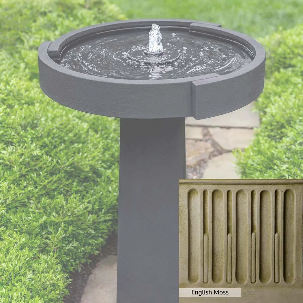 Campania International Concept Birdbath Fountain