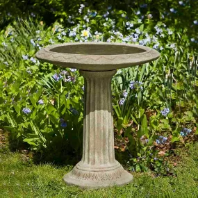 Campania International Cottage Garden Birdbath