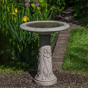 Campania International Iris Meadow Birdbath