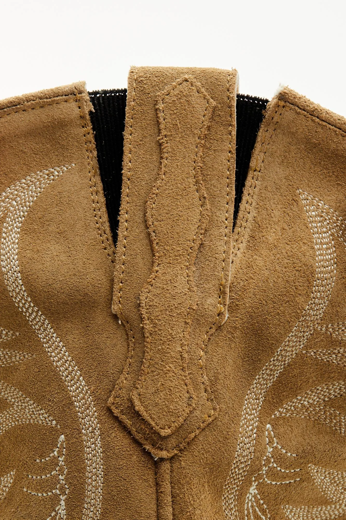 Charmed Life Tan Suede Western Boots - Round Toe