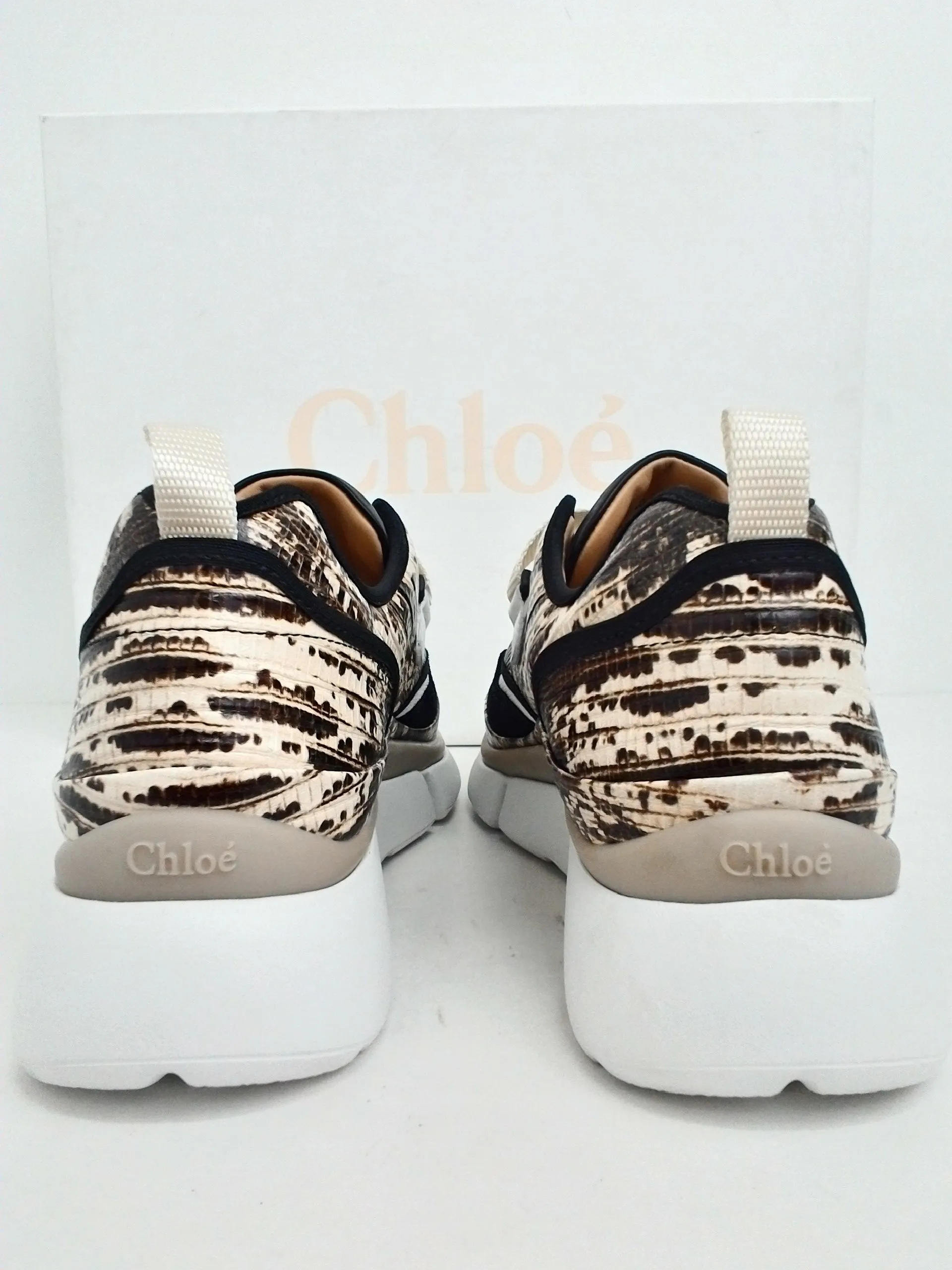 Chloé Women's Sneakers Eternal Grey Western Size 40