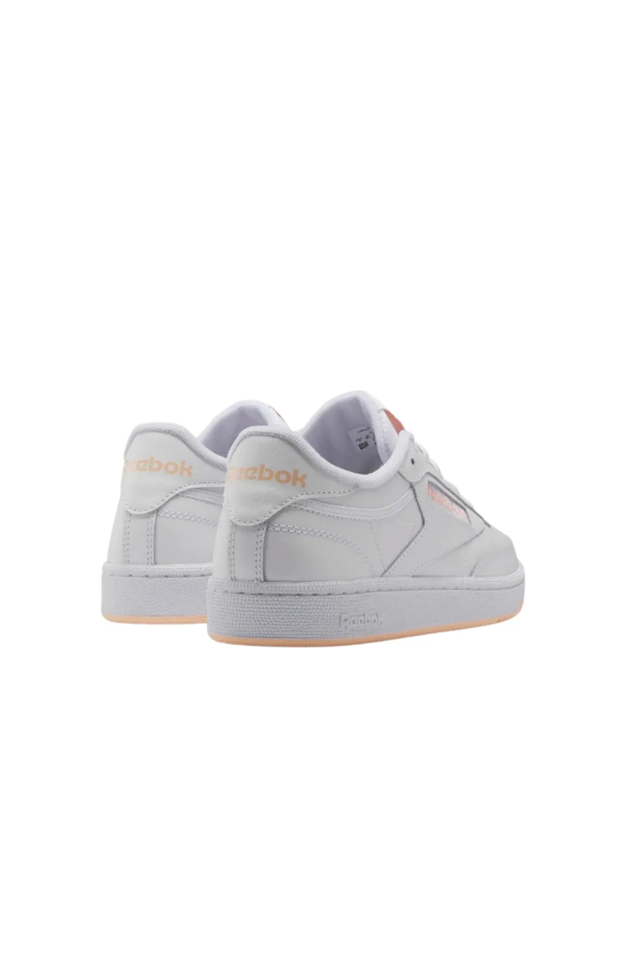 Club C 85 Shoe White Aura Orange