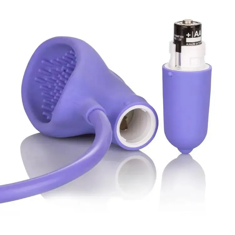 Colt Silicone Purple Waterproof Vibrating Pussy Pump for Her