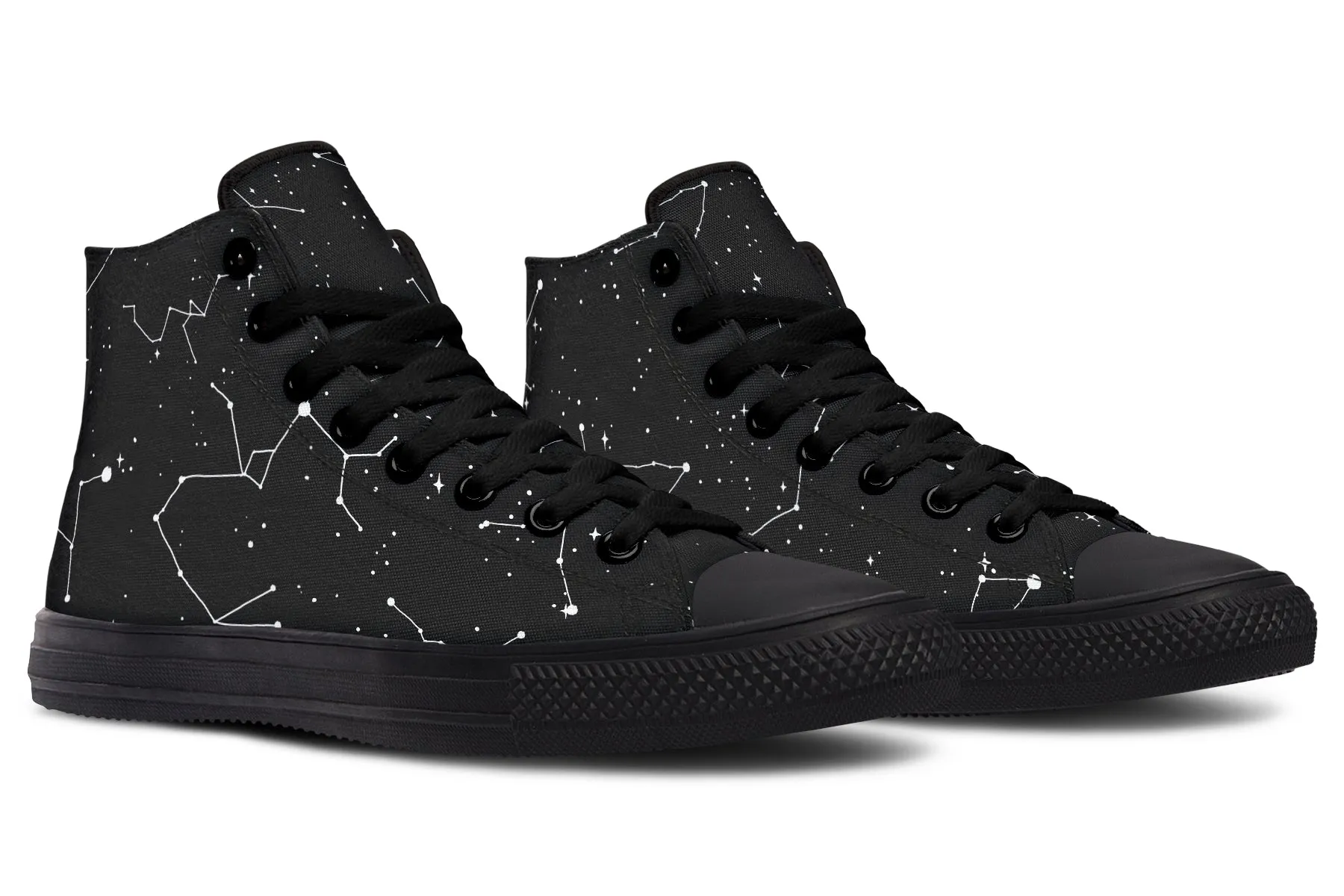 Constellation High Tops - Classic Premium Canvas Shoes with Comfortable and Durable Soles