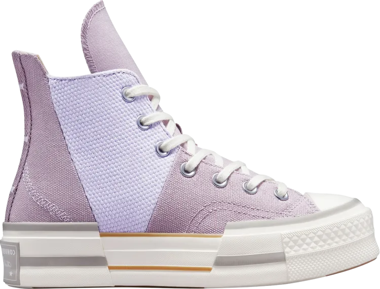 Converse Chuck 70 Plus High Colorblock Sneakers - Lucid Lilac, Purple