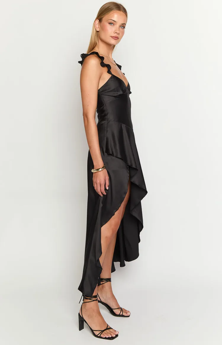 Corrina Black Maxi Dress