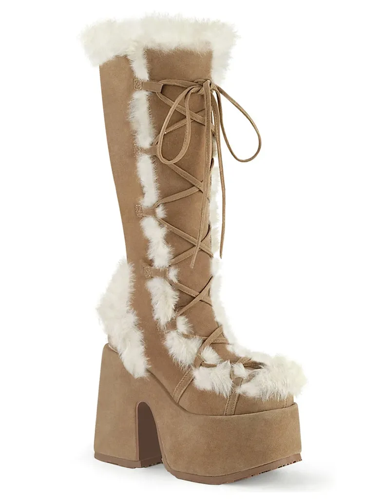 DEMONIA CAMEL-311 BOOTS - CAMEL ✰ PRE ORDER ✰