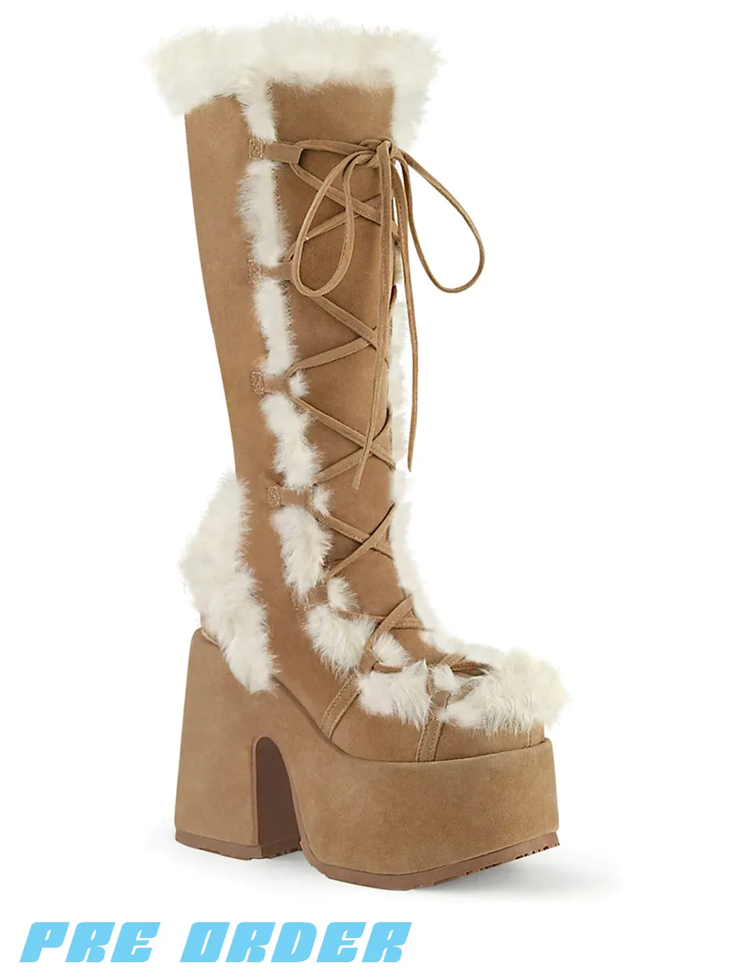 DEMONIA CAMEL-311 BOOTS - CAMEL ✰ PRE ORDER ✰