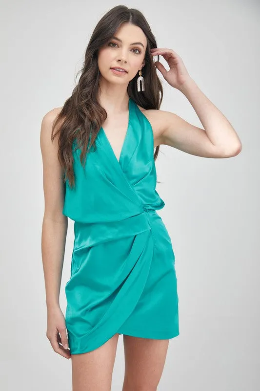 Do   Be Collection Junior V-Neck Wrap Dress