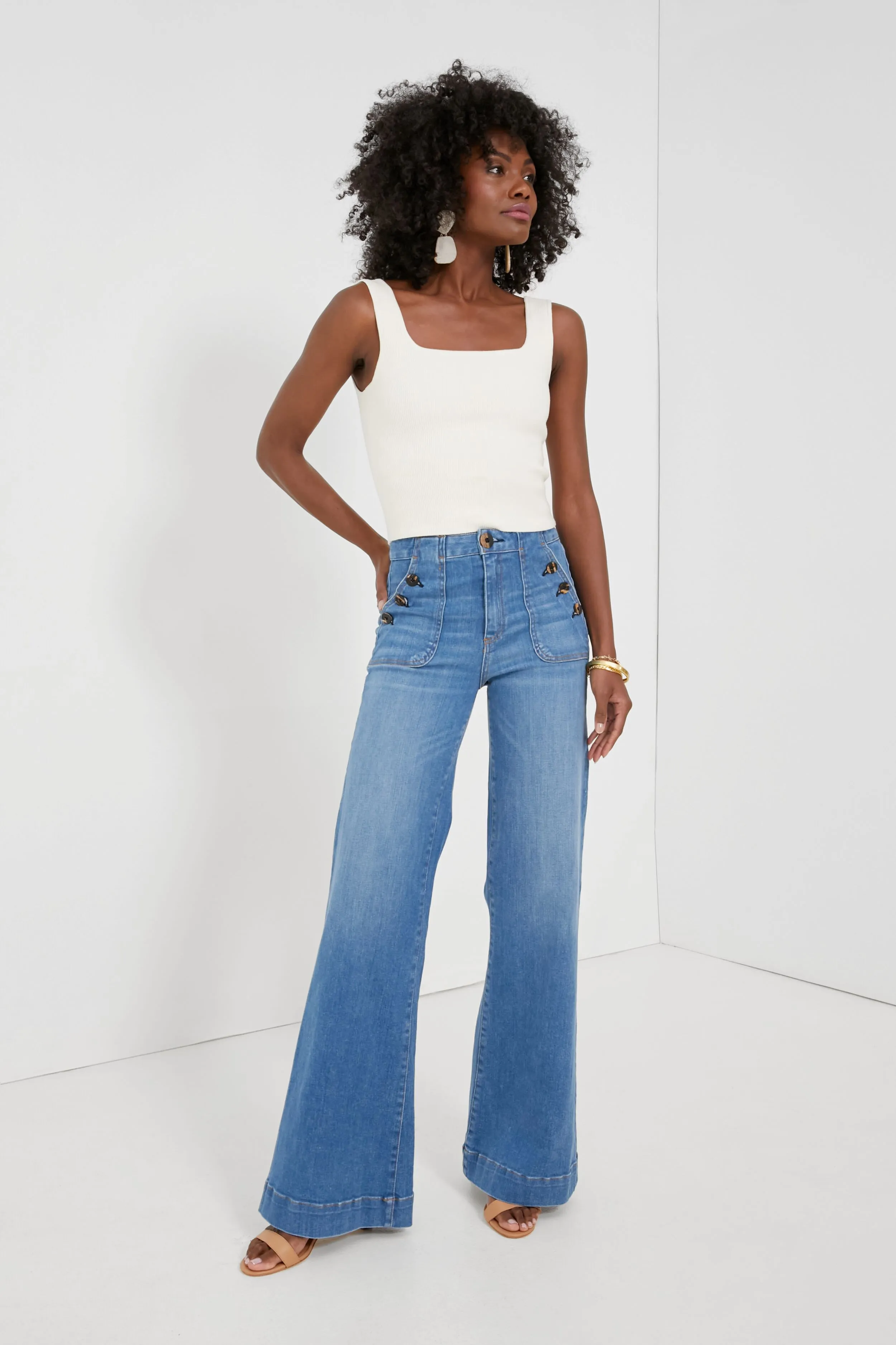 Dynomite Brick House Wide Leg Pant