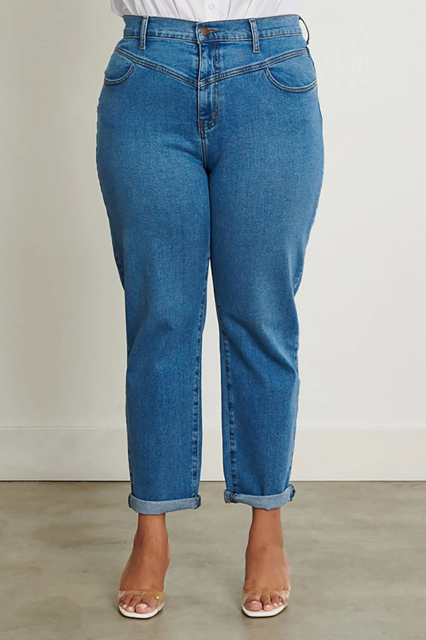 Edie High-Rise Mom Jeans