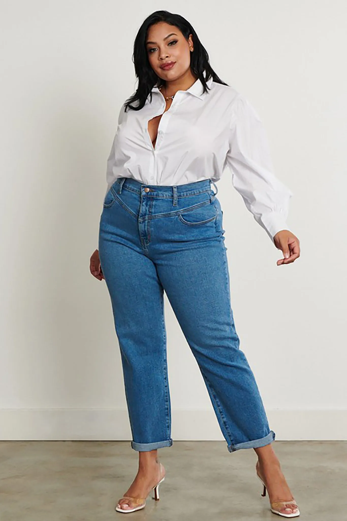 Edie High-Rise Mom Jeans