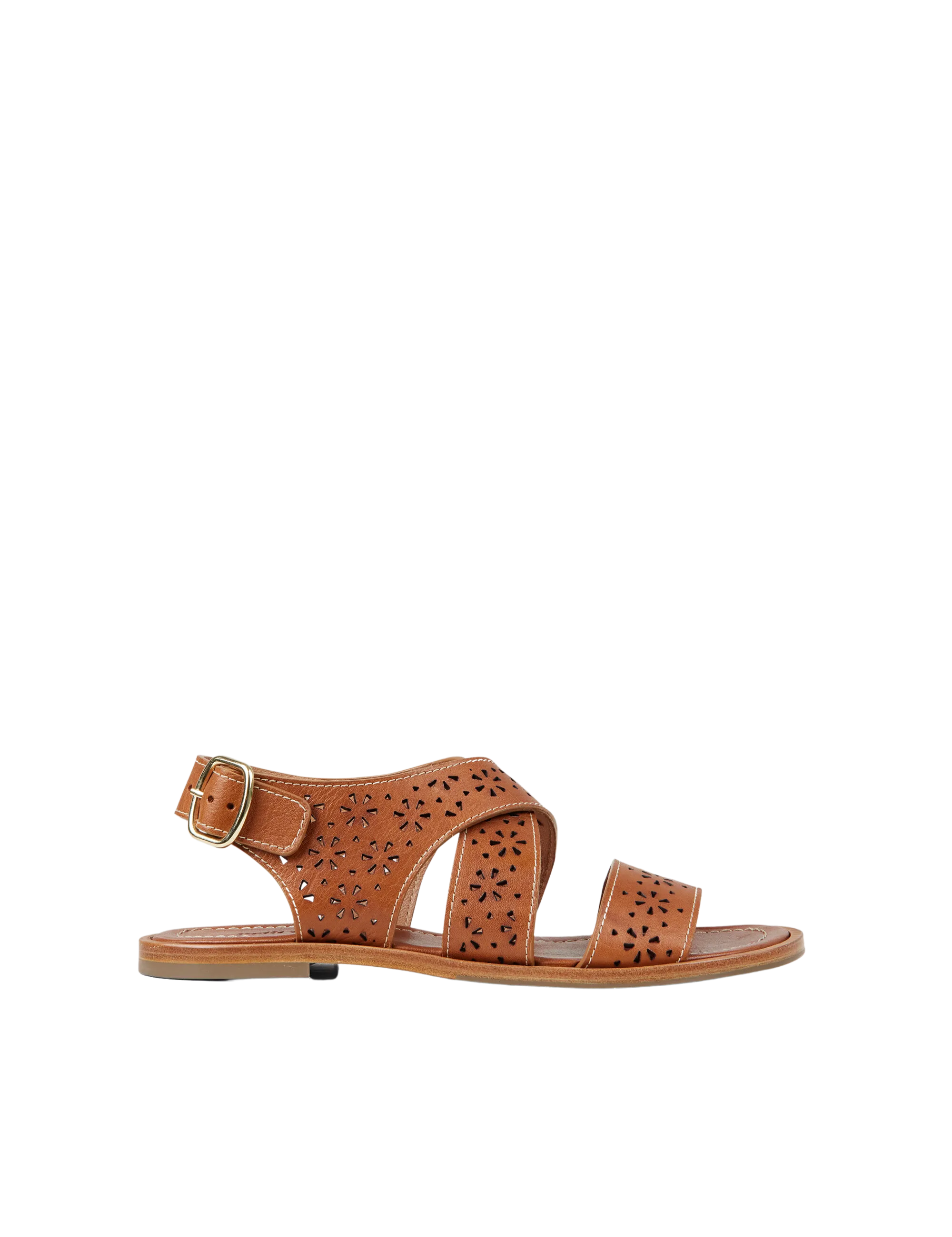 Edith Sandal - Cognac