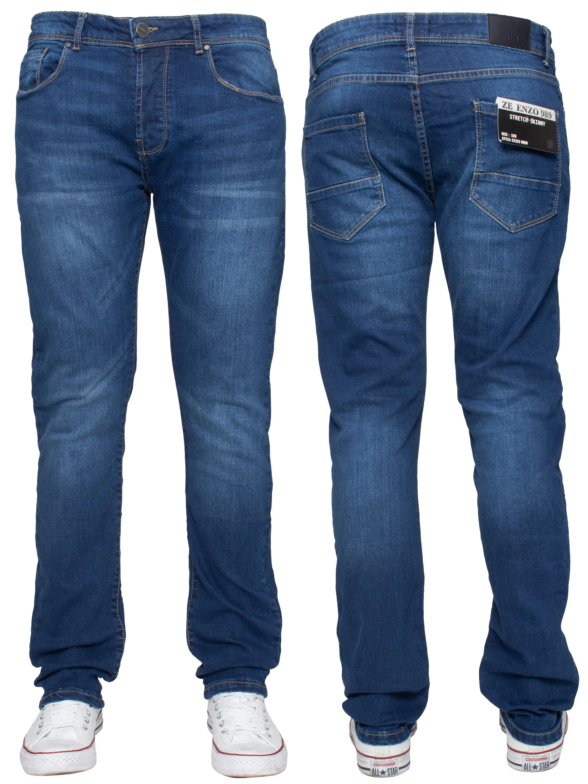 Enzo | Mens Hernando Slim Fit Jeans