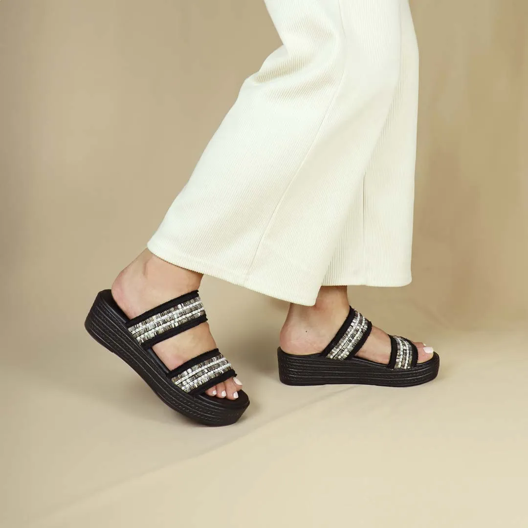 [EXTRA 20% off at cart] Summer Love Boho Low Platform Sandals