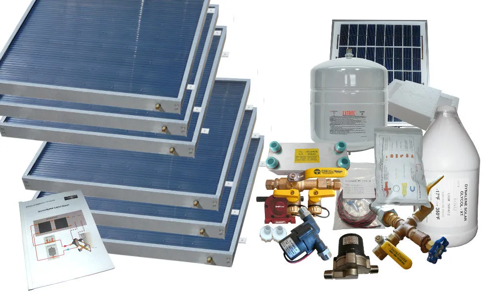 Freeze Protected Solar Water Heating Kit