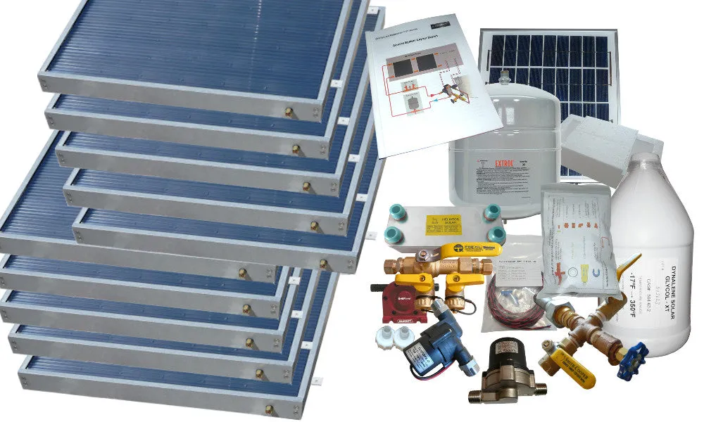 Freeze Protected Solar Water Heating Kit