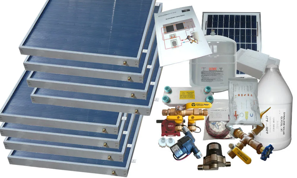 Freeze Protected Solar Water Heating Kit