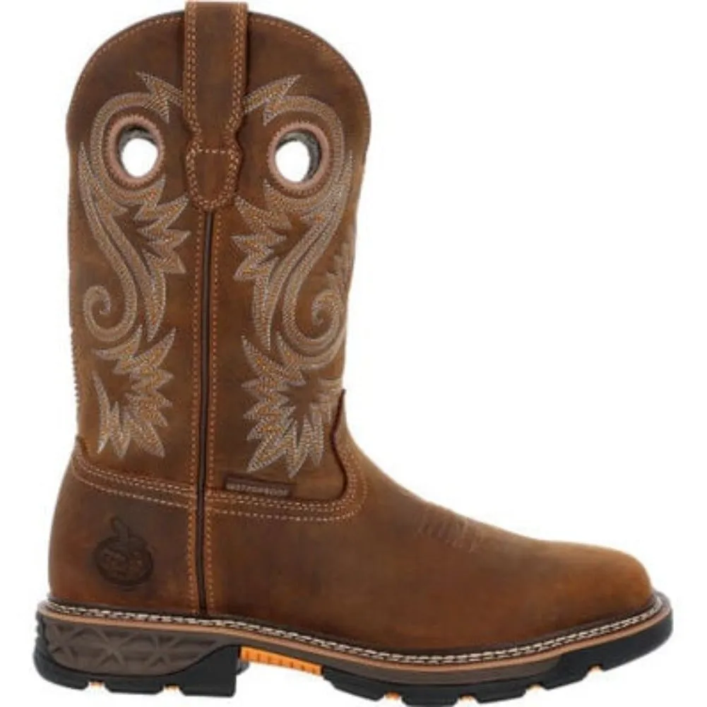 Georgia Boot Carbo-tec Flx Men's Pull-on Boots Gb00622 In Brown