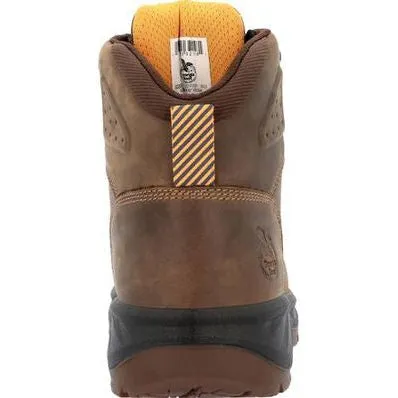 Georgia Men's Boot Ot 6" Waterproof Alloy Toe Work Boot -Brown- GB00522