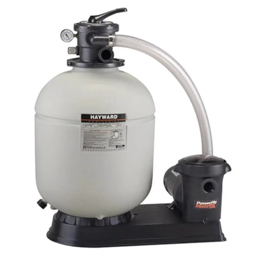 Hayward W3S210T93S Pro Series Top-Mount 21" Sand Filter with 1.5HP Above-Ground Pool Pump