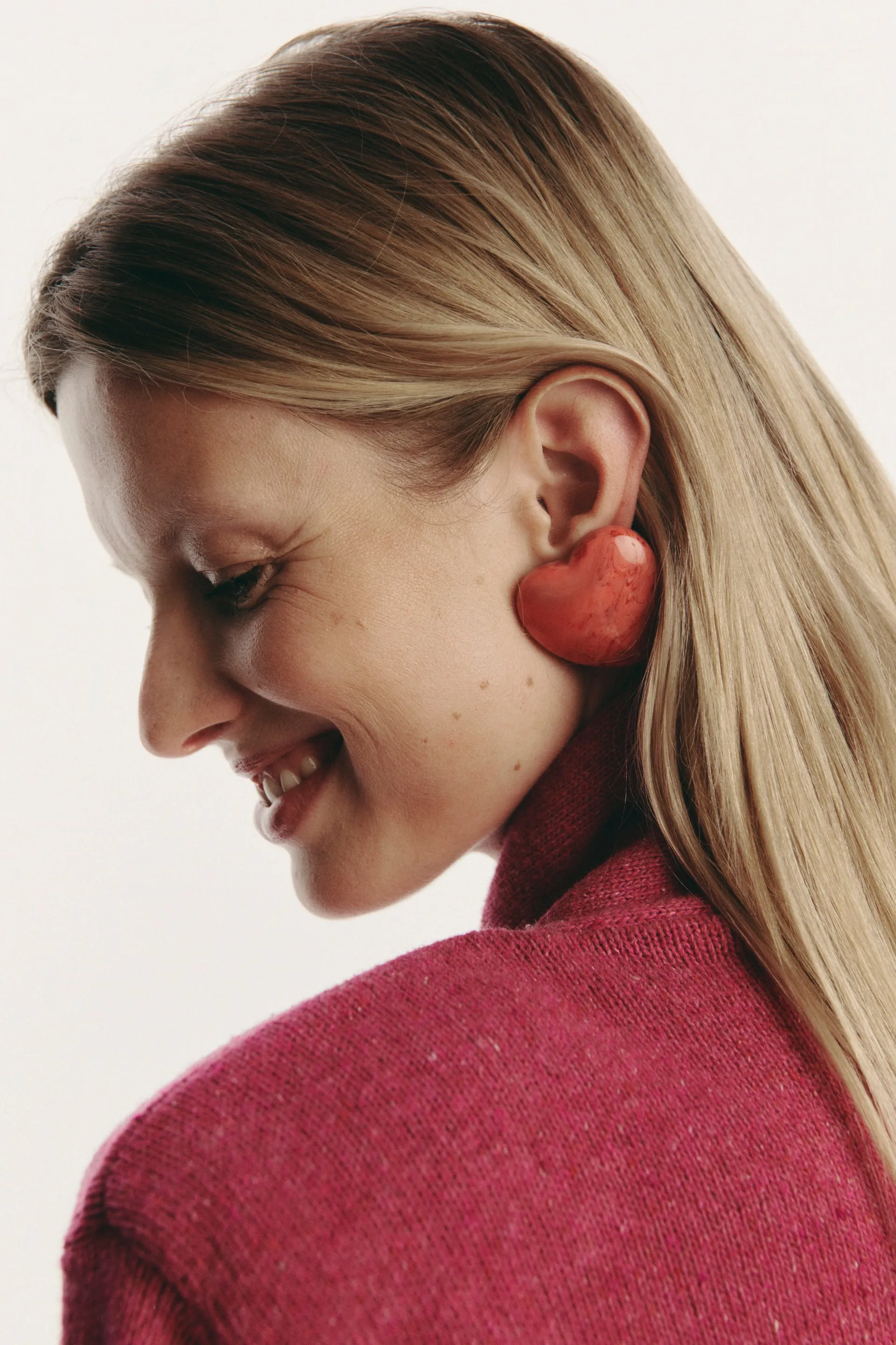 HEART Clip-on Earrings