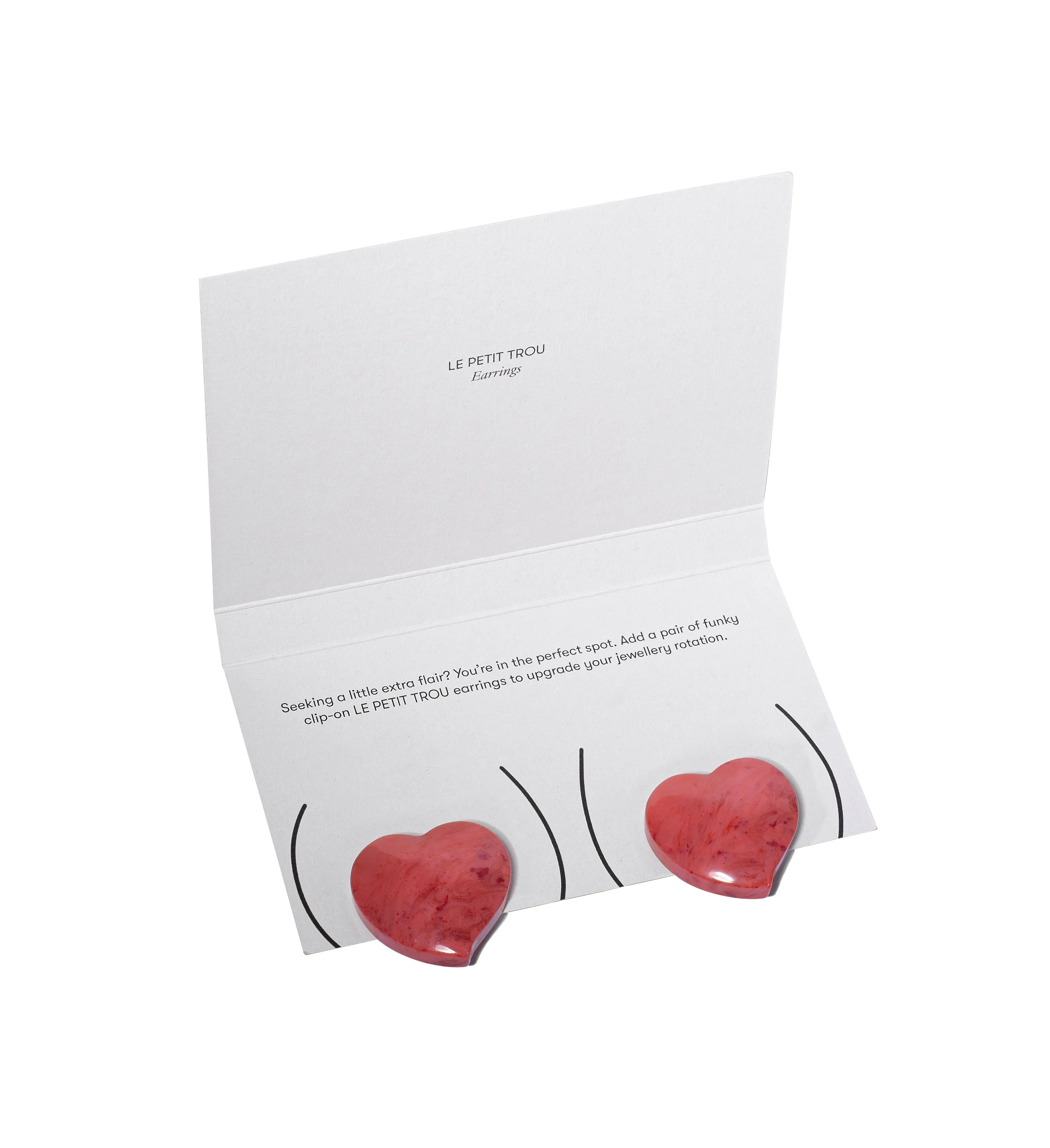 HEART Clip-on Earrings