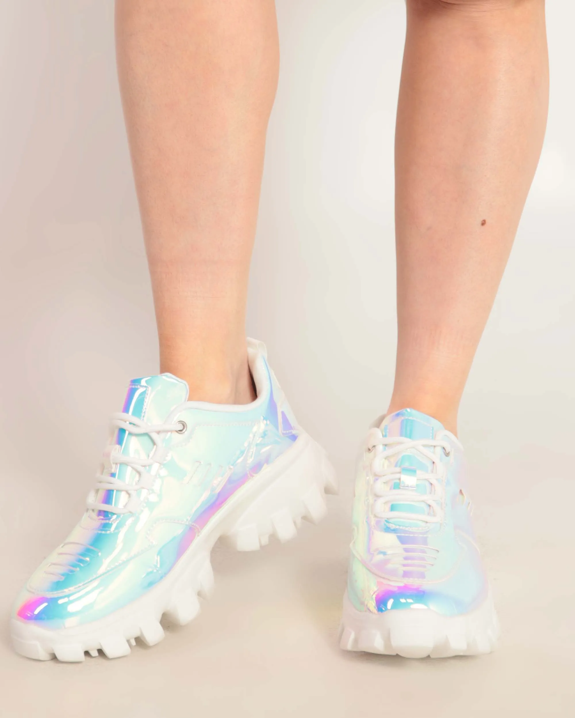 iHeartRaves Dreamy Baby Holographic Sneakers