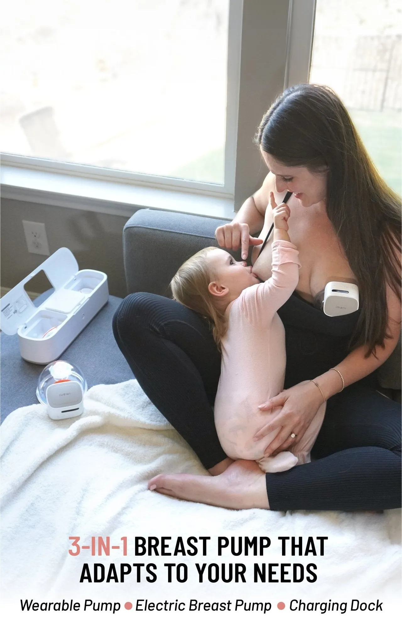 Imani iBox 3-in-1 Electric Breast Pump