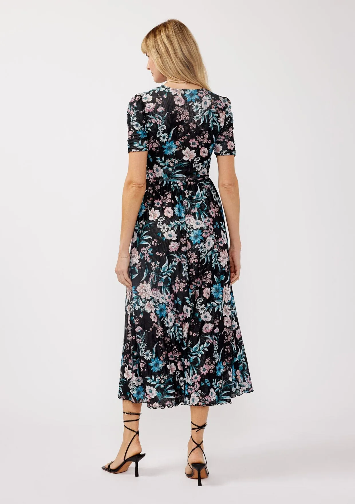 Jacey Reversible Floral Midi Dress