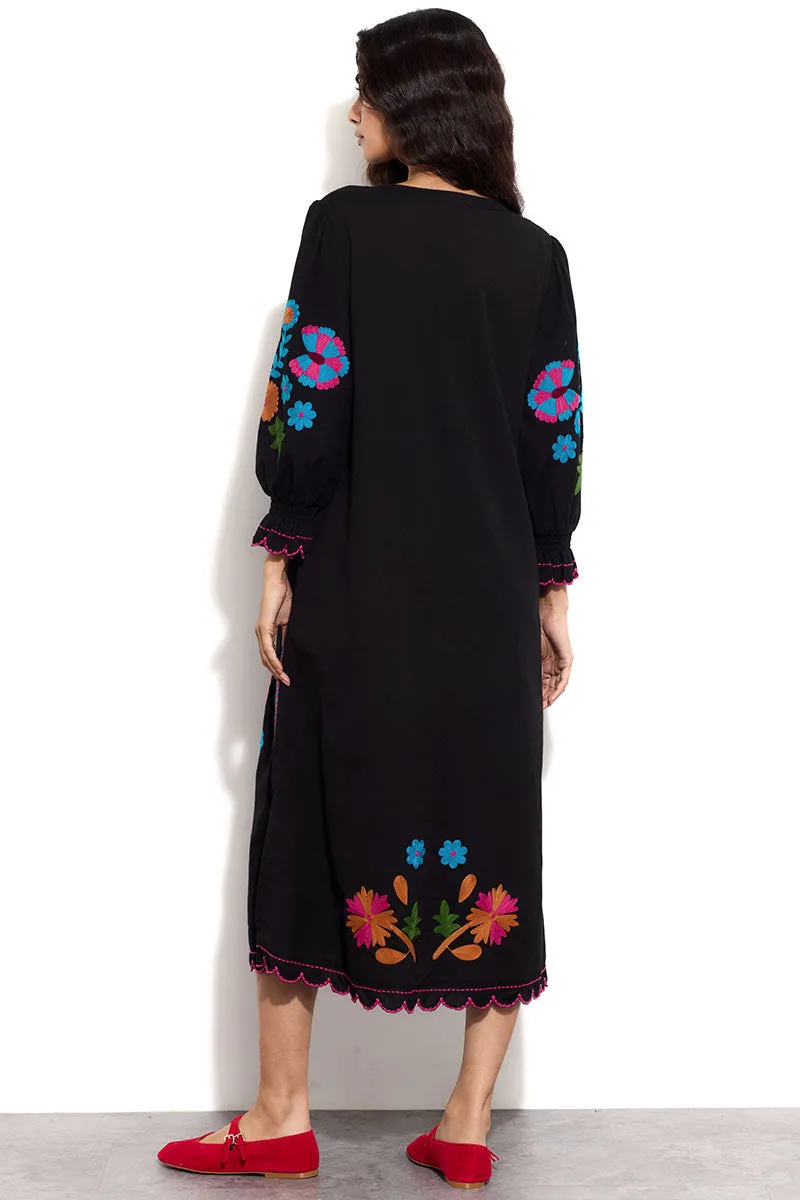 Keoni Embroidered Dress