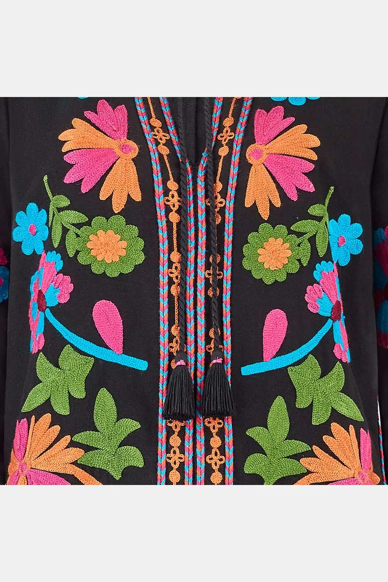 Keoni Embroidered Dress