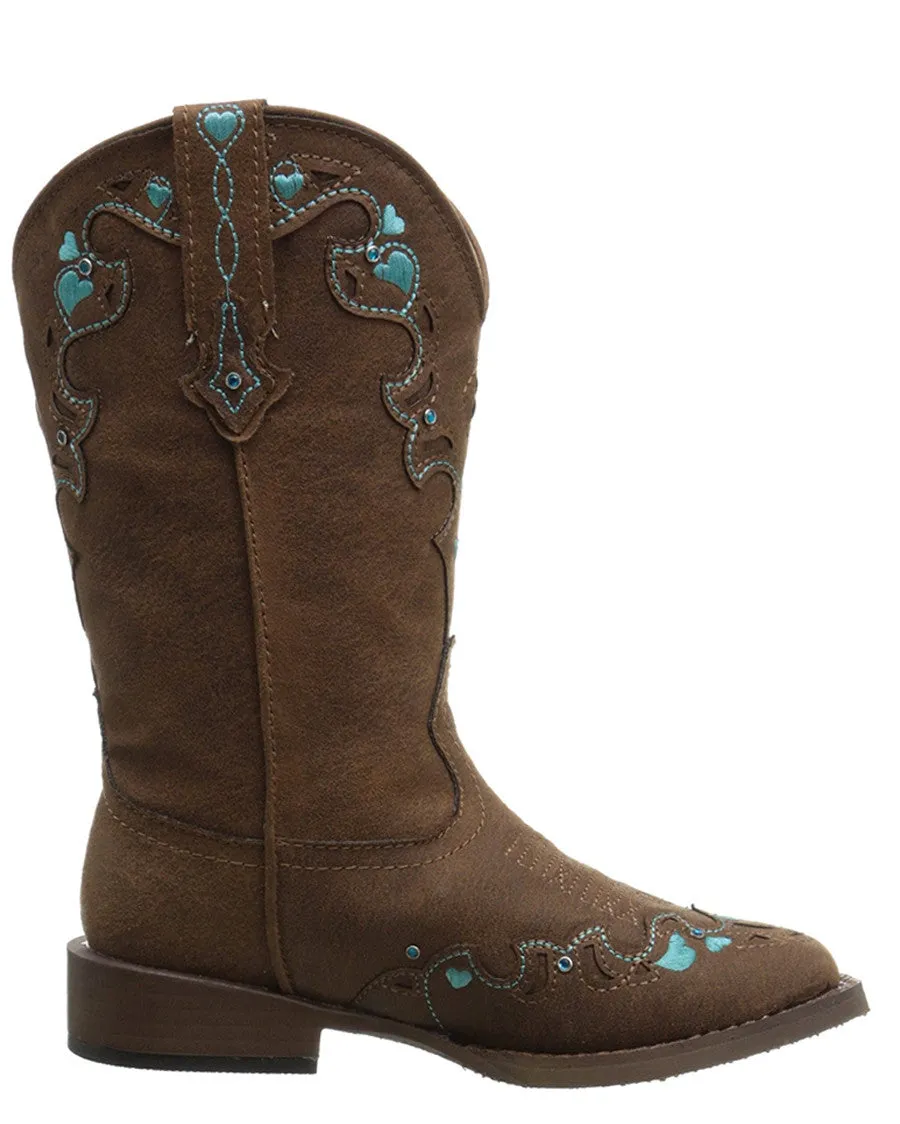 Kids Hearts Boots