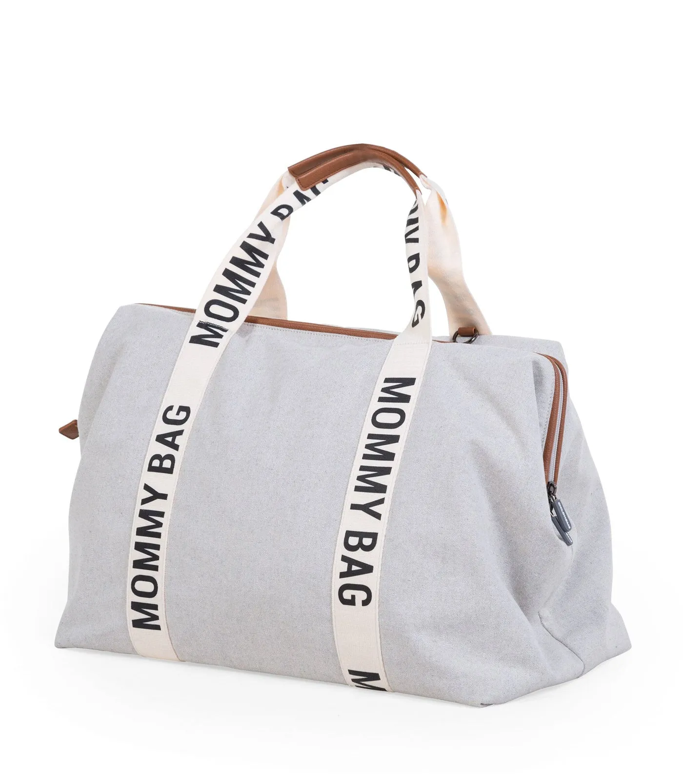 Large Signature Canvas Mommy Bag - Off-White