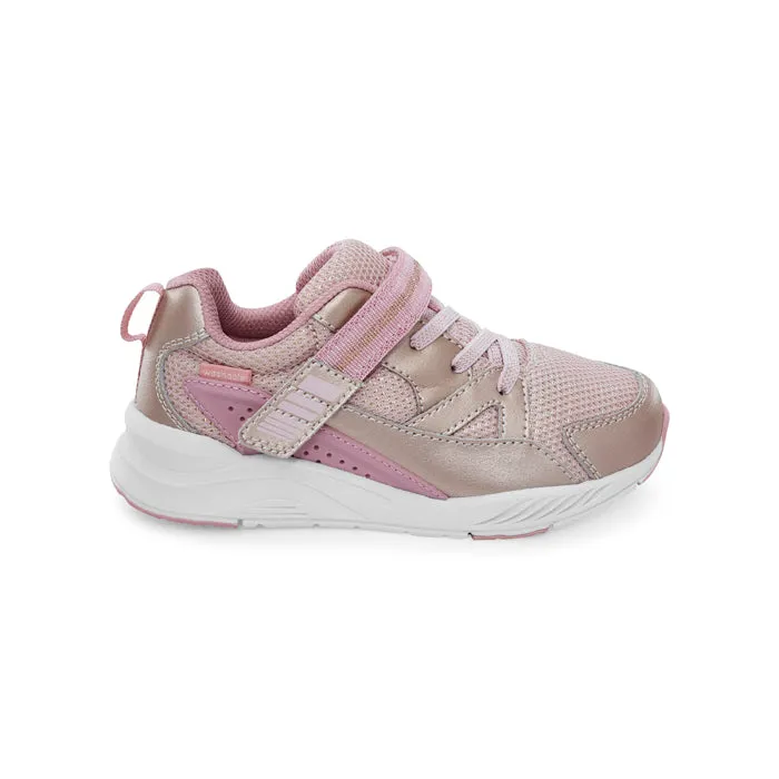 Little Girl Stride Rite M2P Journey 2 Adapt in Rose Gold